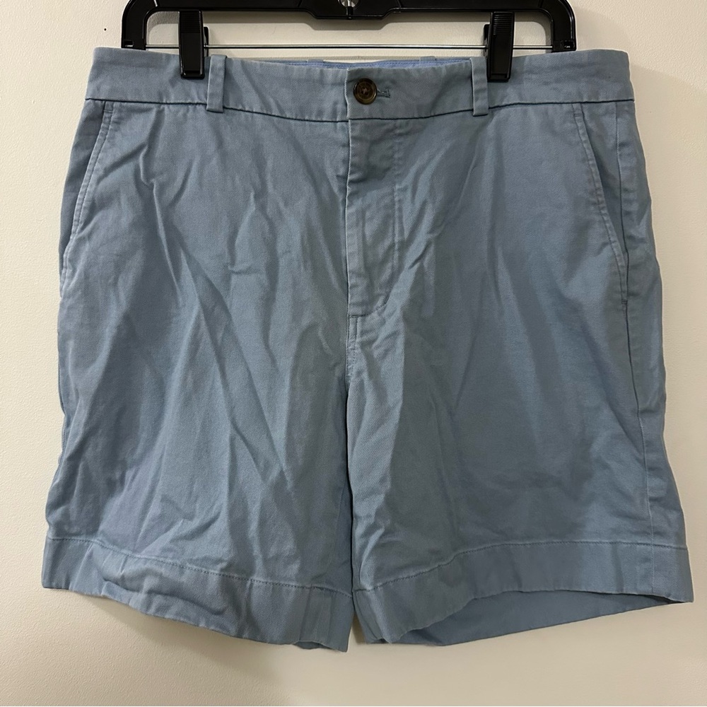 Brooks Brothers Shorts Mens 34 Waist Pale Blue Chino Bermuda Golf‎